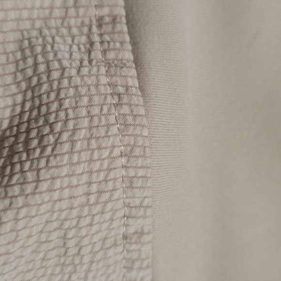 SAGE Collective Tan Textured Cropped Cargo Pants Size XL Elastic Waist Pockets - Picture 10 of 14